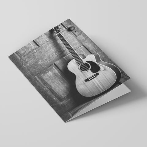 Recordatorio 1908 - Guitarra, blanco y negro